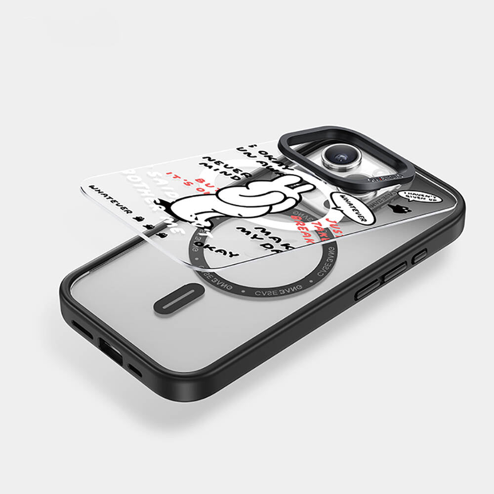 Apple iPhone 14 Pro M-safe Şarj Özellikli Casebang Chill Out Serisi Mıknatıslı Arka Panel