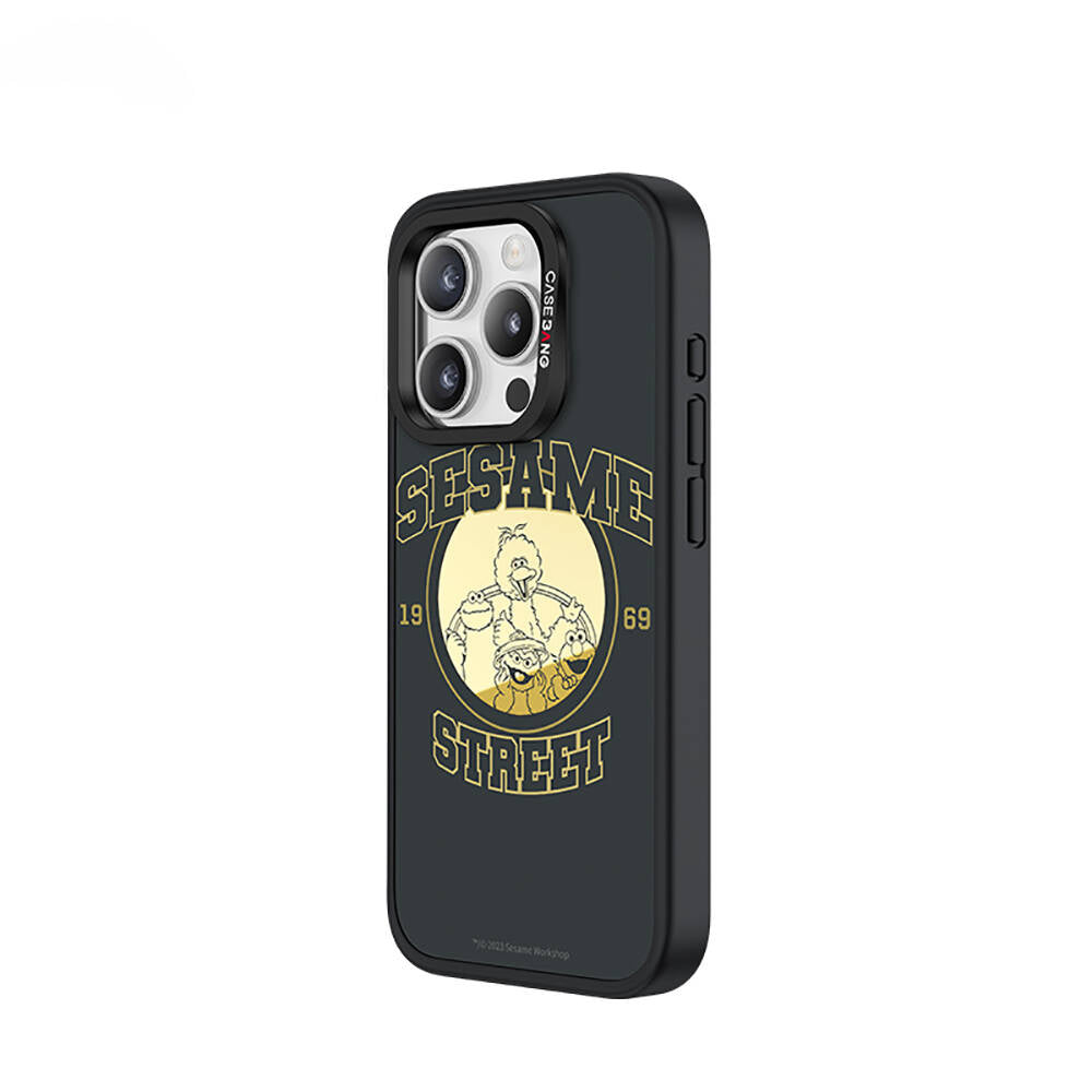 Apple iPhone 14 Pro M-safe Şarj Özellikli Casebang Sesame Street Serisi Mıknatıslı Arka Panel