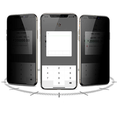 Apple iPhone 14 Pro Max Davin 5D Privacy Cam Ekran Koruyucu
