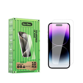 Apple iPhone 14 Pro Max Go Des Parmak İzi Bırakmayan 9H Oleofobik Bom Glass Ekran Koruyucu