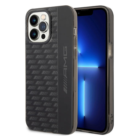 Apple iPhone 14 Pro Max Kılıf AMG Frosted Buzlu PC Karbon Dizayn Kapak