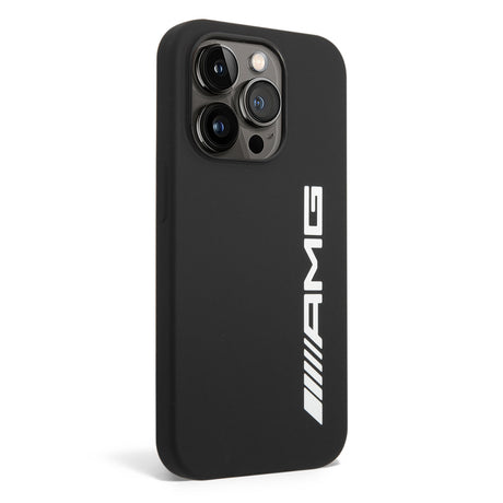 Apple iPhone 14 Pro Max Kılıf AMG M-safe Şarj Özellikli Büyük Logo Dizayn Kapak