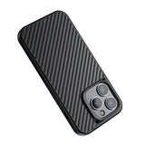 Apple iPhone 14 Pro Max Kılıf Aramid Karbon Fiber M-safe Özellikli Wlons Radison Kapak