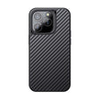 Apple iPhone 14 Pro Max Kılıf Aramid Karbon Fiber M-safe Özellikli Wlons Radison Kapak