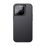 Apple iPhone 14 Pro Max Kılıf Aramid Karbon Fiber M-safe Özellikli Wlons Radison Kapak