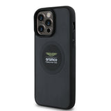 Apple iPhone 14 Pro Max Kılıf Aston Martin Orjinal Lisanslı M-safe Şarj Özellikli Aluminyum Arka Yüzeyli Formula One Team Baskılı Kapak
