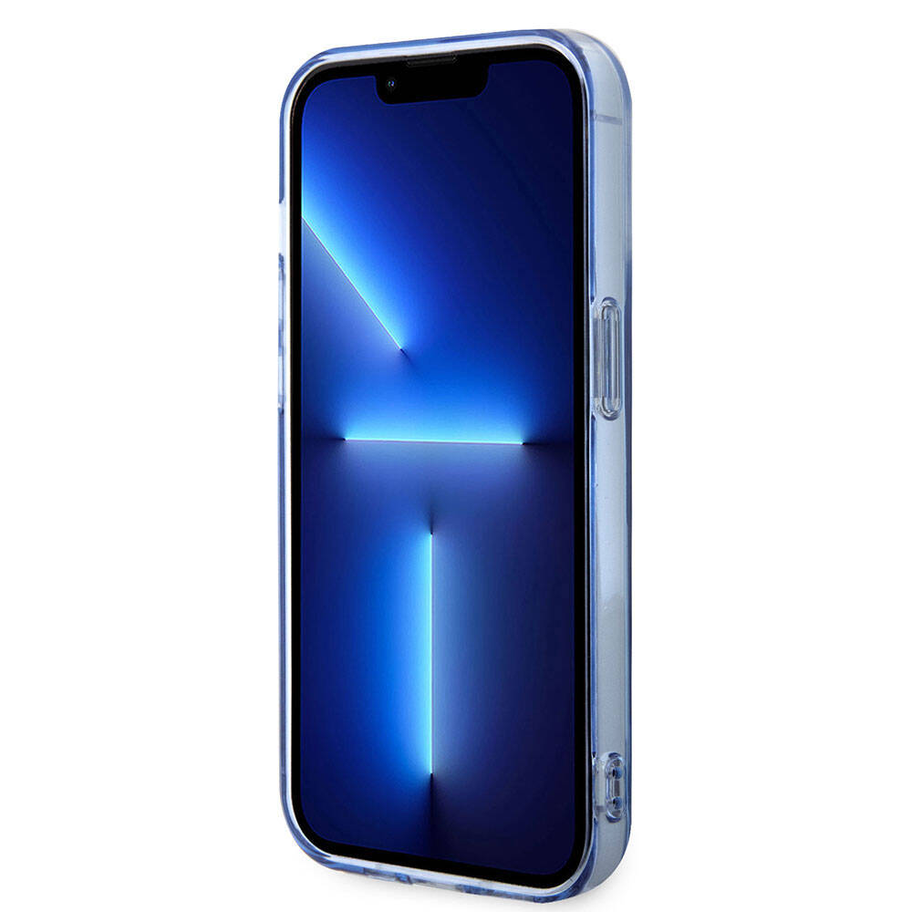 Apple iPhone 14 Pro Max Kılıf BMW M-safe Şarj Özellikli Transparan Tricolor Stripes Orjinal Lisanslı Kapak