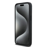 Apple iPhone 14 Pro Max Kılıf BMW Orjinal Lisanslı Karbon Fiber Tasarımlı ve Metal Logolu PU Deri Kapak