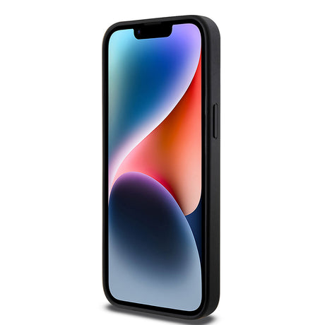 Apple iPhone 14 Pro Max Kılıf DKNY Orjinal Lisanslı M-safe Şarj Özellikli 3D Yazılı Grid Pattern Kapak