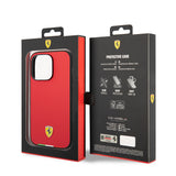 Apple iPhone 14 Pro Max Kılıf Ferrari Orjinal Lisanslı PU Deri İtalyan Bayrak Dizayn Kapak
