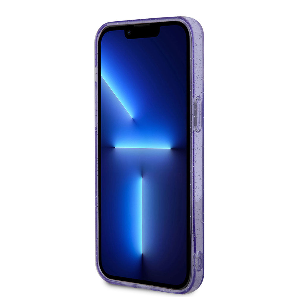 Apple iPhone 14 Pro Max Kılıf GUESS M-safe Şarj Özellikli Glitter Kapak