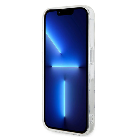 Apple iPhone 14 Pro Max Kılıf GUESS M-safe Şarj Özellikli Mermer Desenli Kapak