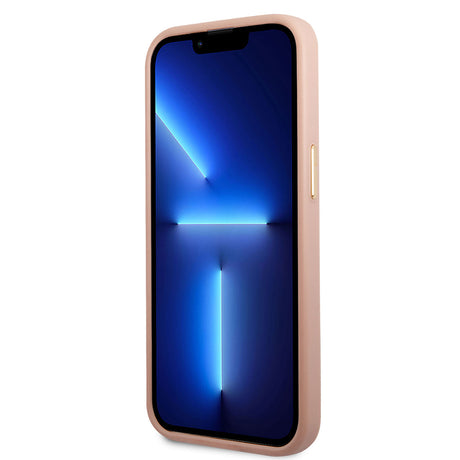 Apple iPhone 14 Pro Max Kılıf GUESS M-safe Şarj Özellikli PU Deri Metal Logolu Kapak