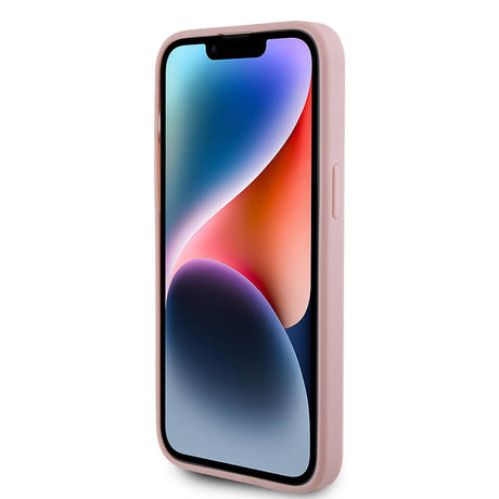 Apple iPhone 14 Pro Max Kılıf Guess Orjinal Lisanslı 4G Büyük Metal Logolu Glitter Kapak