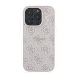 Apple iPhone 14 Pro Max Kılıf Guess Orjinal Lisanslı M-safe Şarj Özellikli 4G Desen Yazı Logolu Kapak