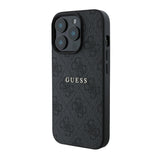 Apple iPhone 14 Pro Max Kılıf Guess Orjinal Lisanslı M-safe Şarj Özellikli 4G Desen Yazı Logolu Kapak