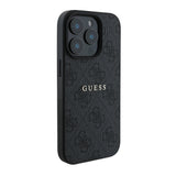 Apple iPhone 14 Pro Max Kılıf Guess Orjinal Lisanslı M-safe Şarj Özellikli 4G Desen Yazı Logolu Kapak