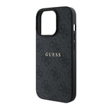 Apple iPhone 14 Pro Max Kılıf Guess Orjinal Lisanslı M-safe Şarj Özellikli 4G Desen Yazı Logolu Kapak