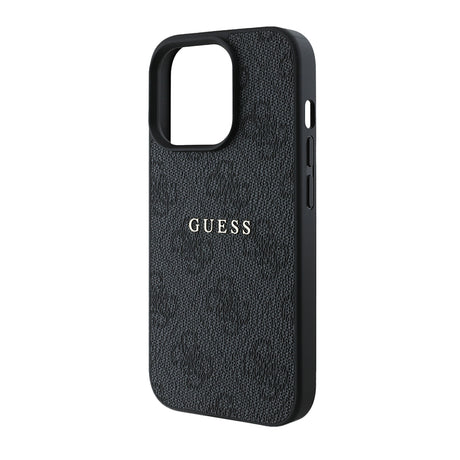 Apple iPhone 14 Pro Max Kılıf Guess Orjinal Lisanslı M-safe Şarj Özellikli 4G Desen Yazı Logolu Kapak