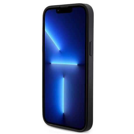 Apple iPhone 14 Pro Max Kılıf Guess Orjinal Lisanslı M-safe Şarj Özellikli PU Halkalı 4G Desenli Yazı Logolu Kapak