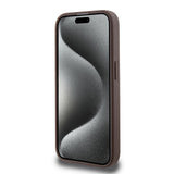 Apple iPhone 14 Pro Max Kılıf Guess Orjinal Lisanslı M-safe Şarj Özellikli PU Üçgen Logo 4G Desenli Kapak