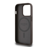 Apple iPhone 14 Pro Max Kılıf Guess Orjinal Lisanslı M-safe Şarj Özellikli Sıcak Baskılı Üçgen Logolu PU Deri Peony Kapak