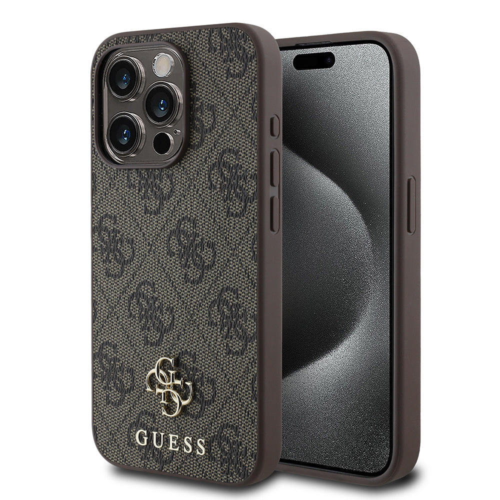 Apple iPhone 14 Pro Max Kılıf Guess Orjinal Lisanslı M-safe Şarj Özellikli Small 4G Classic Kapak