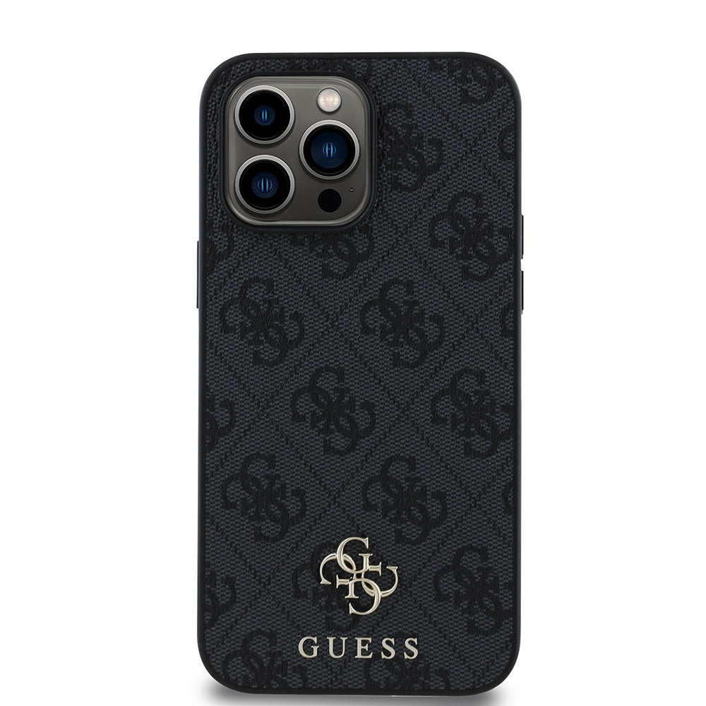Apple iPhone 14 Pro Max Kılıf Guess Orjinal Lisanslı M-safe Şarj Özellikli Small 4G Classic Kapak