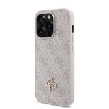 Apple iPhone 14 Pro Max Kılıf Guess Orjinal Lisanslı M-safe Şarj Özellikli Small 4G Classic Kapak