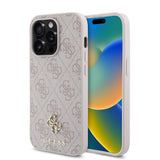 Apple iPhone 14 Pro Max Kılıf Guess Orjinal Lisanslı M-safe Şarj Özellikli Small 4G Classic Kapak