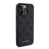Apple iPhone 14 Pro Max Kılıf Guess Orjinal Lisanslı M-safe Şarj Özellikli Yazı Logolu 4G Desenli Kapak + Powerbank 5000mAh 2in1 Set