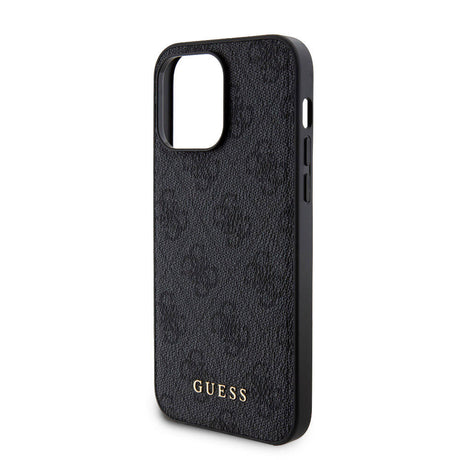 Apple iPhone 14 Pro Max Kılıf Guess Orjinal Lisanslı M-safe Şarj Özellikli Yazı Logolu 4G Desenli Kapak + Powerbank 5000mAh 2in1 Set
