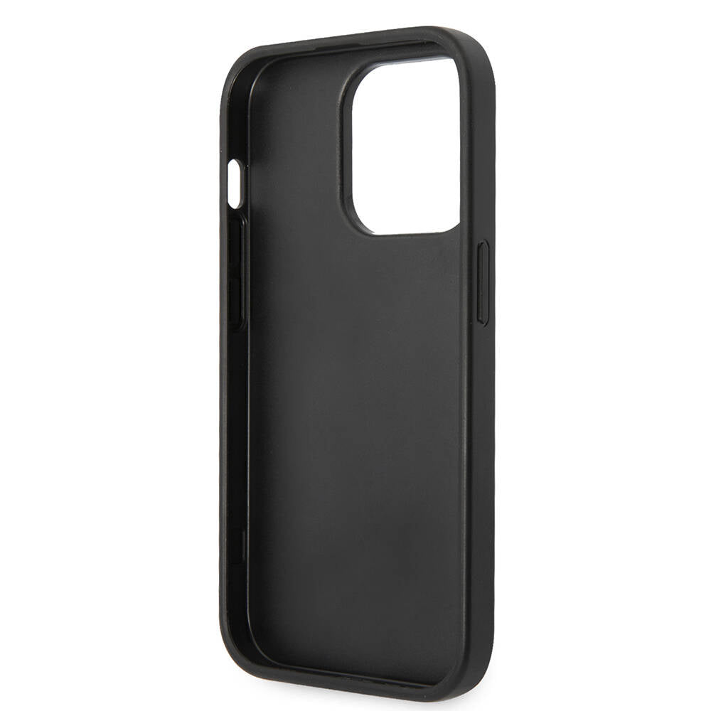 Apple iPhone 14 Pro Max Kılıf GUESS PU Deri Büyük Metal Logo Dizaynlı Kapak