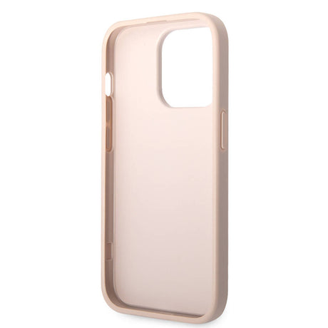 Apple iPhone 14 Pro Max Kılıf GUESS PU Deri Büyük Metal Logo Dizaynlı Kapak
