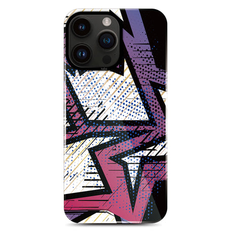 Apple iPhone 14 Pro Max Kılıf HD Desenli Kajsa Shield Plus Grafiti Serisi Kapak