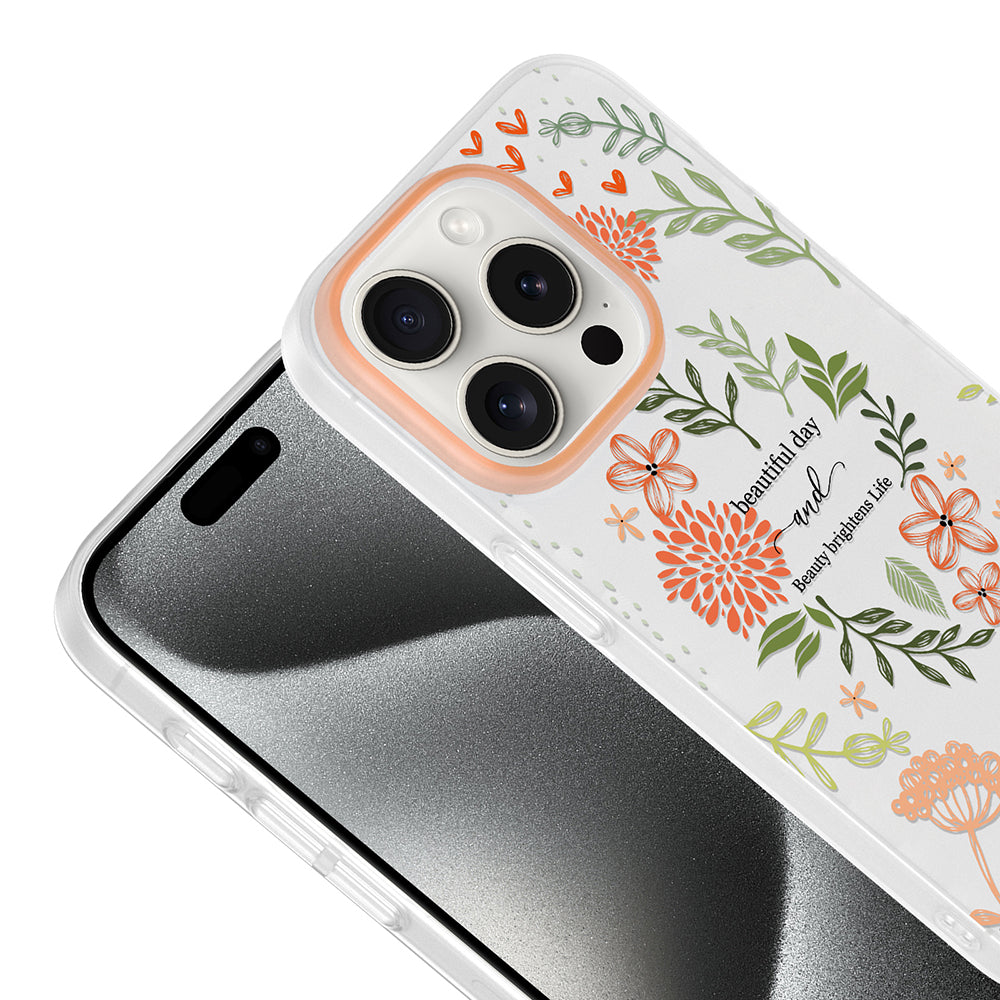 Apple iPhone 14 Pro Max Kılıf Kamera Korumalı Desenli Zore Klip Kapak