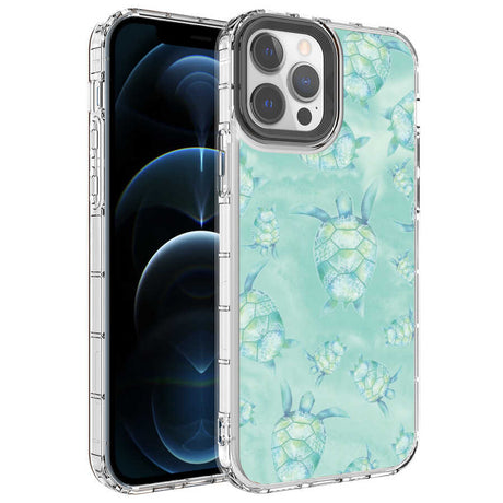 Apple iPhone 14 Pro Max Kılıf Kamera Korumalı Renkli Desenli Sert Silikon Zore Korn Kapak