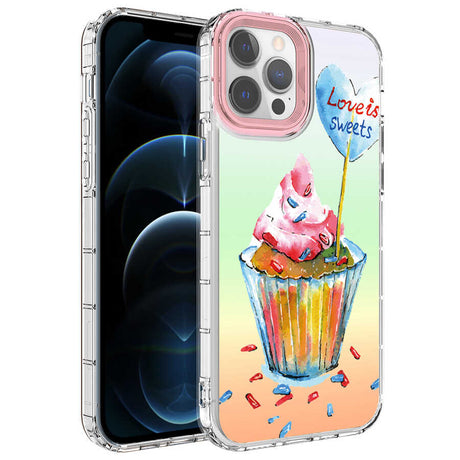 Apple iPhone 14 Pro Max Kılıf Kamera Korumalı Renkli Desenli Sert Silikon Zore Korn Kapak