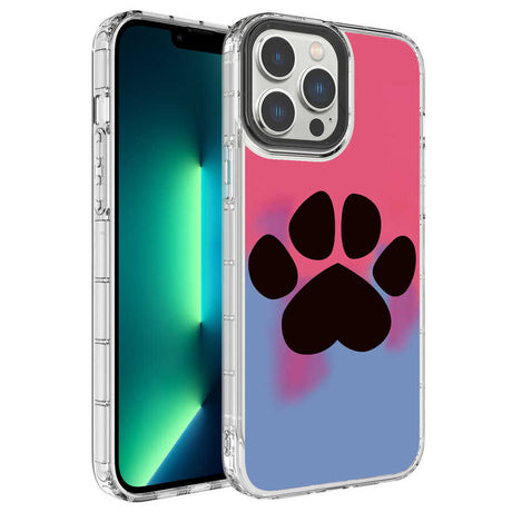 Apple iPhone 14 Pro Max Kılıf Kamera Korumalı Renkli Desenli Sert Silikon Zore Korn Kapak