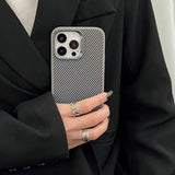 Apple iPhone 14 Pro Max Kılıf M-safe Şarj Özellikli Karbon Fiber Görünümlü Zore Troy Kapak