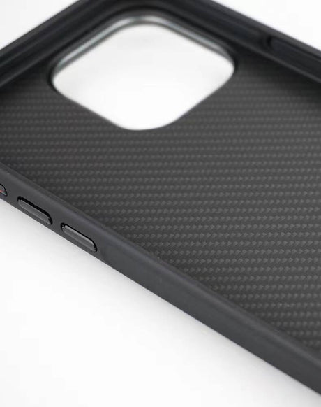 Apple iPhone 14 Pro Max Kılıf M-safe Şarj Özellikli Karbon Fiber Görünümlü Zore Troy Kapak