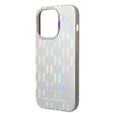 Apple iPhone 14 Pro Max Kılıf Karl Lagerfeld Hologram Dizayn Kapak