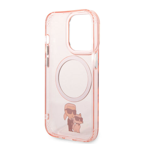 Apple iPhone 14 Pro Max Kılıf Karl Lagerfeld M-safe Şarj Özellikli K&C Dizayn Kapak
