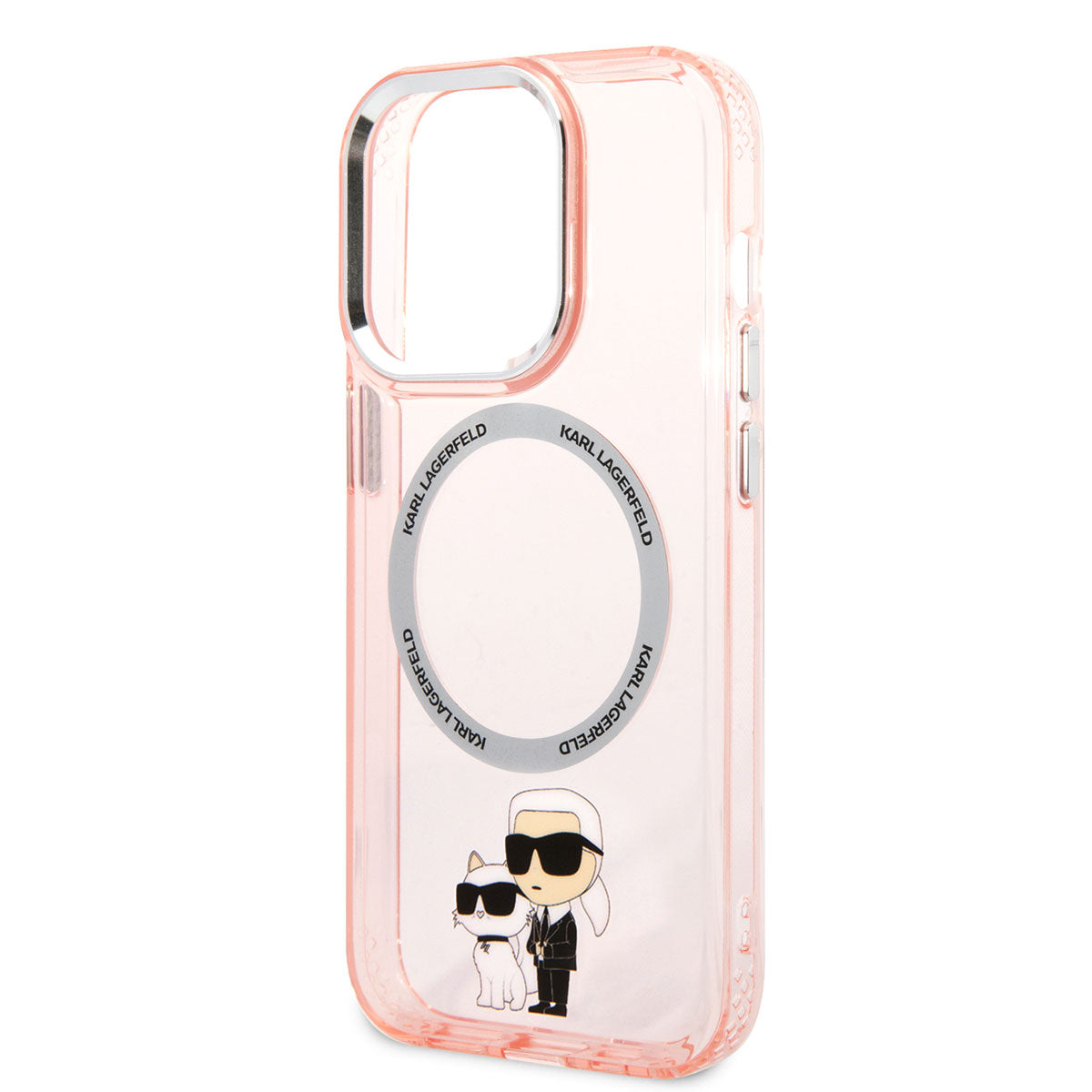 Apple iPhone 14 Pro Max Kılıf Karl Lagerfeld M-safe Şarj Özellikli K&C Dizayn Kapak