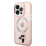 Apple iPhone 14 Pro Max Kılıf Karl Lagerfeld M-safe Şarj Özellikli K&C Dizayn Kapak