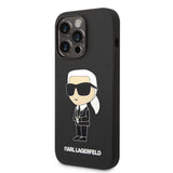 Apple iPhone 14 Pro Max Kılıf Karl Lagerfeld M-safe Şarj Özellikli Silikon Karl Dizayn Kapak