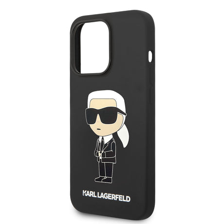 Apple iPhone 14 Pro Max Kılıf Karl Lagerfeld M-safe Şarj Özellikli Silikon Karl Dizayn Kapak