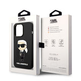 Apple iPhone 14 Pro Max Kılıf Karl Lagerfeld M-safe Şarj Özellikli Silikon Karl Dizayn Kapak