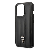 Apple iPhone 14 Pro Max Kılıf Karl Lagerfeld Nylon Puffy Airbag Karl Dizayn Kapak