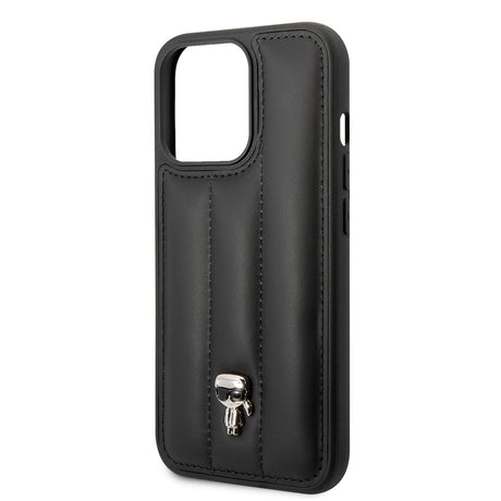 Apple iPhone 14 Pro Max Kılıf Karl Lagerfeld Nylon Puffy Airbag Karl Dizayn Kapak